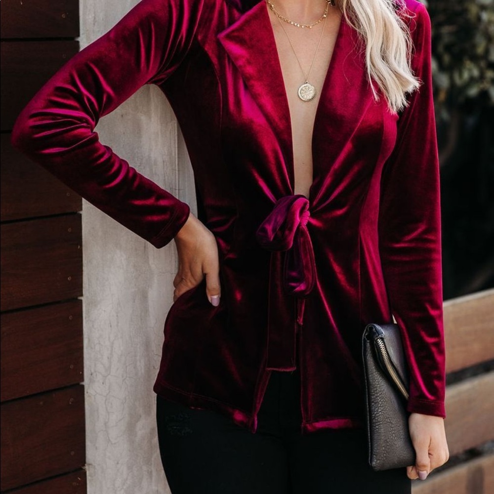 Vici velvet blazer